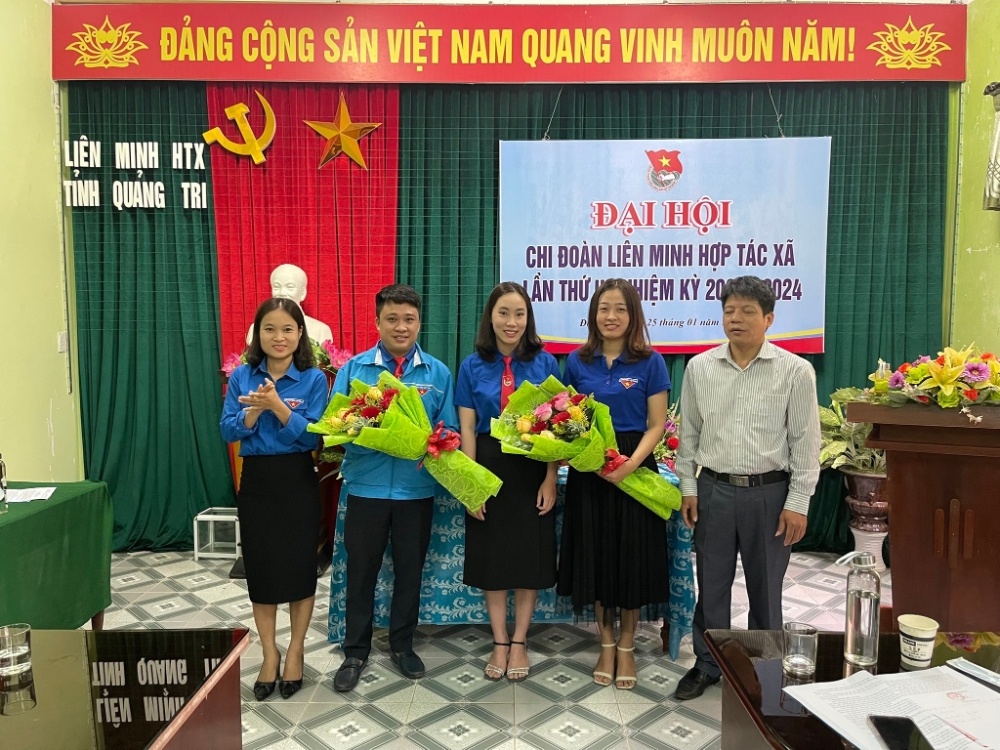 Chi đoàn Liên minh Hợp tác xã tổ chức Đại hội Chi đoàn Liên minh HTX tỉnh Quảng Trị lần thứ III, nhiệm kỳ 2022-2024